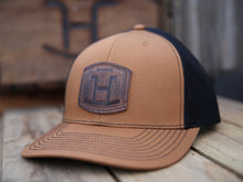 Load image into Gallery viewer, Rocking Bar H Leather Brand Hat