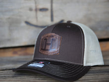 Load image into Gallery viewer, Rocking Bar H Leather Brand Hat