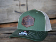 Load image into Gallery viewer, Rocking Bar H Leather Brand Hat