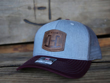 Load image into Gallery viewer, Rocking Bar H Leather Brand Hat