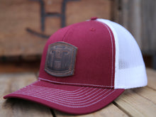 Load image into Gallery viewer, Rocking Bar H Leather Brand Hat