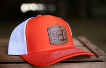 Load image into Gallery viewer, Rocking Bar H Leather Brand Hat