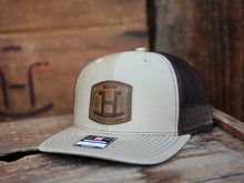 Load image into Gallery viewer, Rocking Bar H Leather Brand Hat