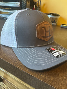 Rocking Bar H Leather Brand Hat