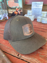 Load image into Gallery viewer, Rocking Bar H Leather Brand Hat