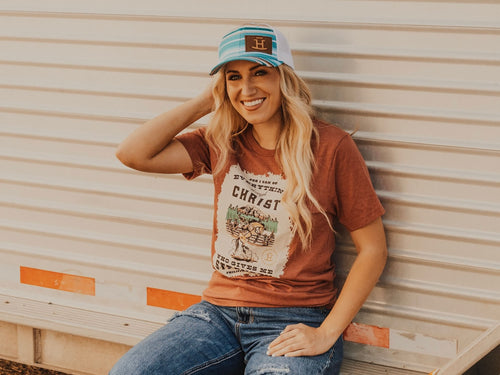 Rocking Bar H Ladies HE GIVES ME STRENGTH Tee