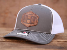 Load image into Gallery viewer, Rocking Bar H Leather Brand Hat