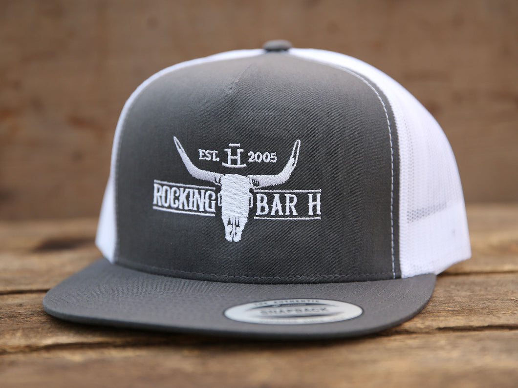 Rocking Bar H Longhorn Snapback - Flatbill Edition