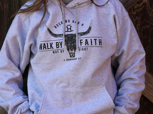 Rocking Bar H Walk By Faith Hoodie