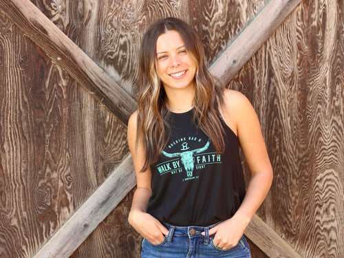 Rocking Bar H Ladies Walk By Faith Tank