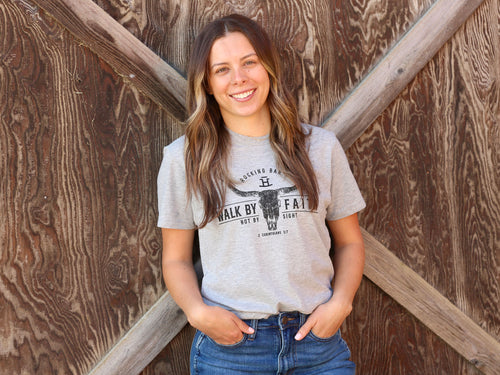 Rocking Bar H Walk By Faith Tee