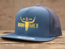 Load image into Gallery viewer, Rocking Bar H Longhorn Snapback - Flatbill Edition