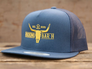 Rocking Bar H Longhorn Snapback - Flatbill Edition