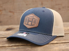 Load image into Gallery viewer, Rocking Bar H Leather Brand Hat