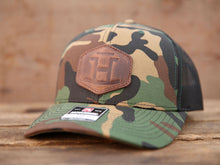 Load image into Gallery viewer, Rocking Bar H Leather Brand Hat