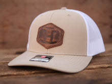 Load image into Gallery viewer, Rocking Bar H Leather Brand Hat
