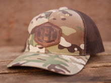 Load image into Gallery viewer, Rocking Bar H Leather Brand Hat