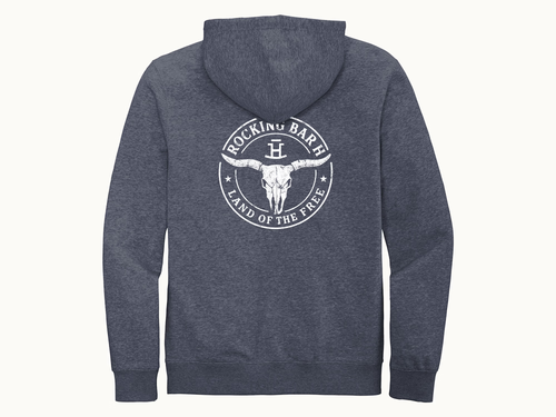Rocking Bar H Land of the Free Zip Hoodie