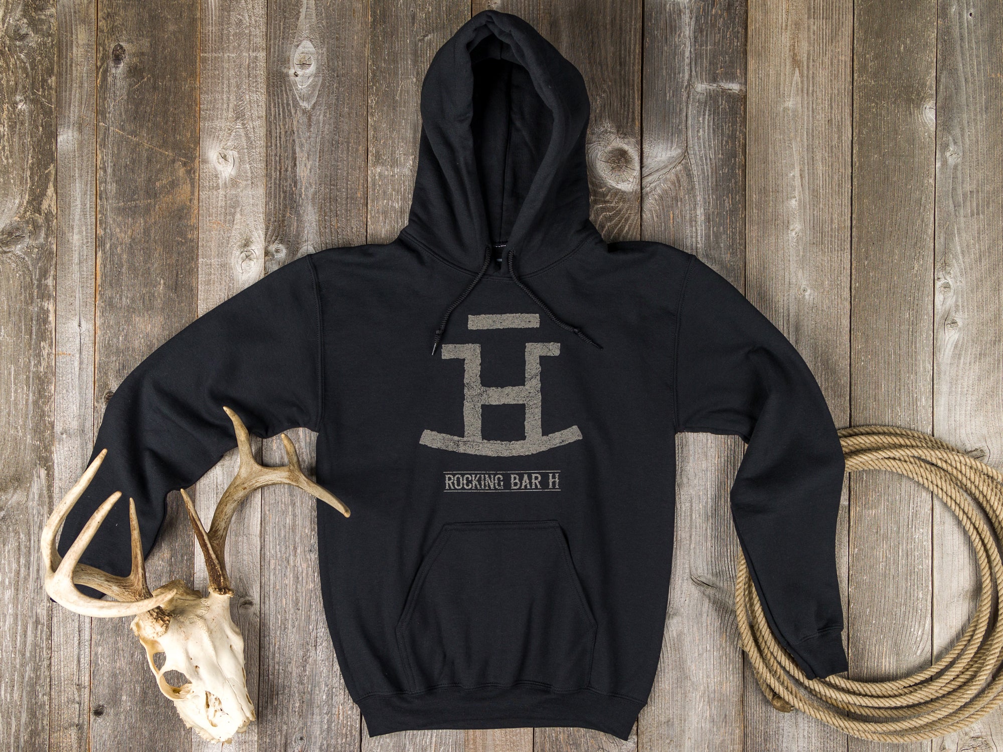 Rocking Bar H Original Brand Vintage Hoodie – Rocking Bar H Ranch