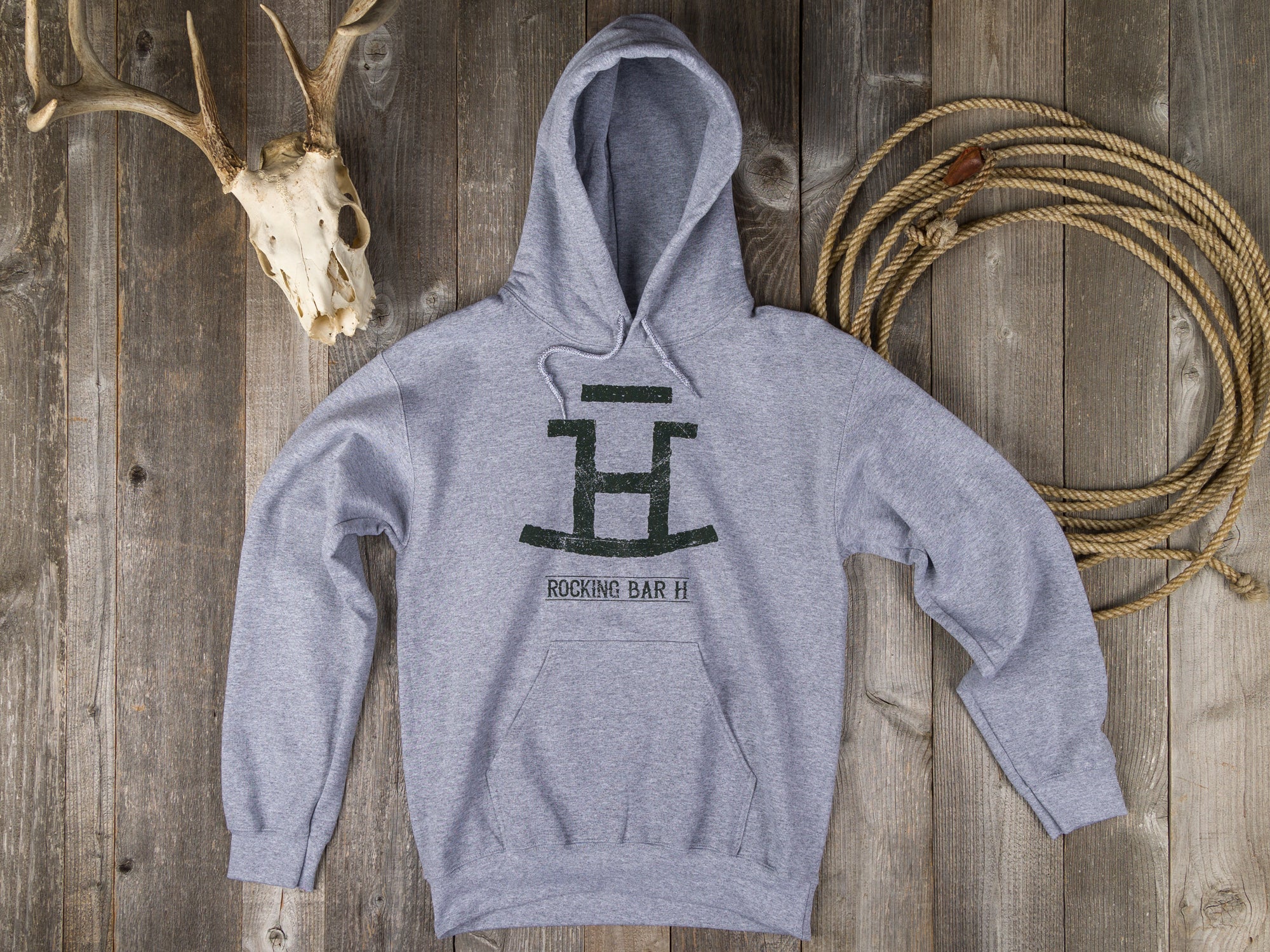 Rocking Bar H Original Brand Vintage Hoodie – Rocking Bar H Ranch