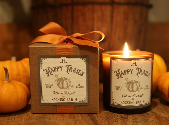 Rocking Bar H Happy Trails Candle - Autumn Harvest