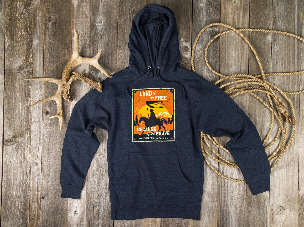 Rocking Bar H Freedom Rider Hoodie Rocking Bar H Ranch